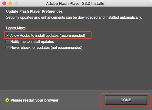adobe flash player version 9.0 dl for mac